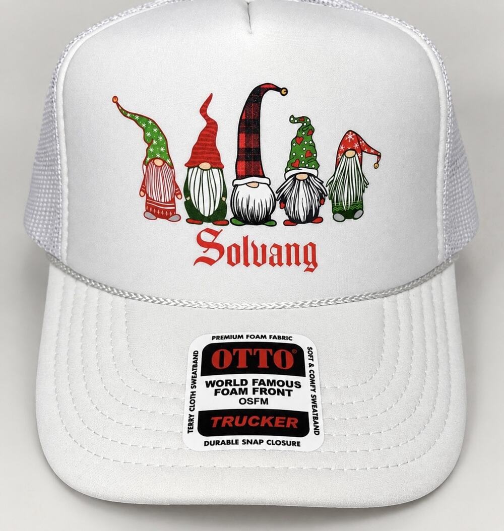 Otto Trucker Hat Solving Christmas Gnomes New Mesh One Size